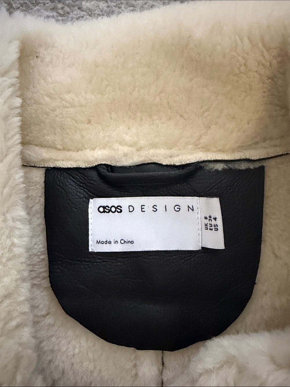 ASOS faux leather jacket - Picture 2 of 3